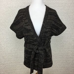 Old Navy brown short sleeve knit sweater XS